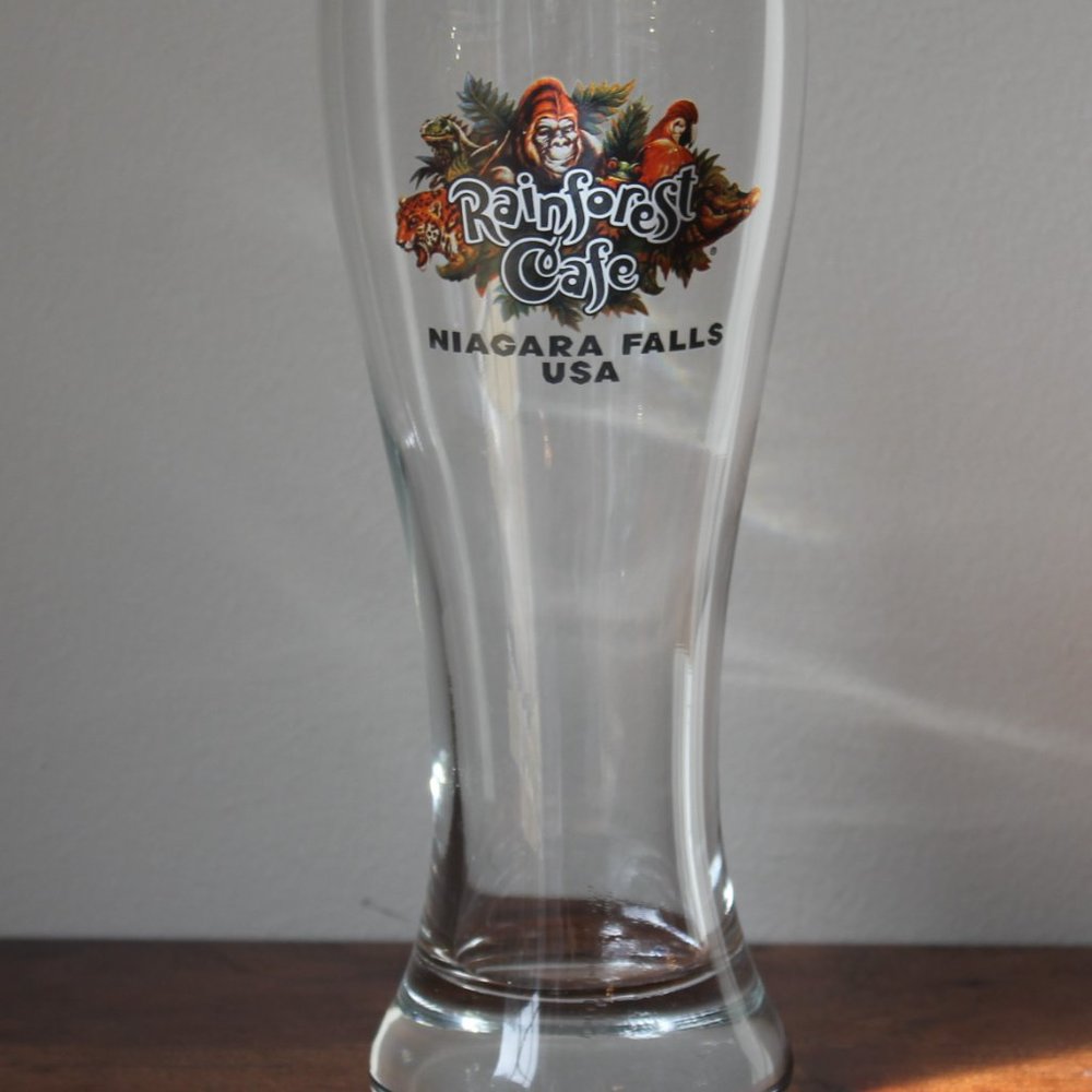 Rainforest Cafe Niagara Falls USA Beer Glass